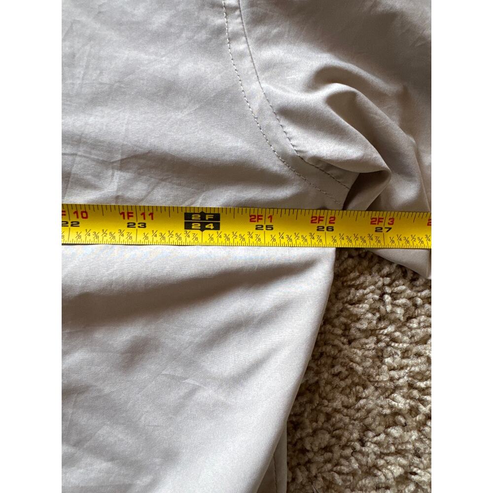 Vintage Tommy Hilfiger Golf Beige Full Zip Windbreaker Jacket Mens L - Picture 6 of 8
